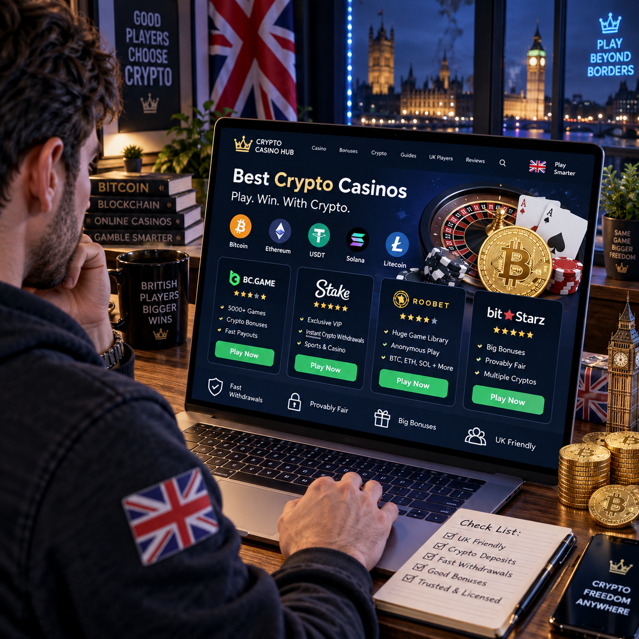 How To Choose The Best Crypto Casino In The Uk In 2026 A Complete Guide To Safety Bonuses And Fair